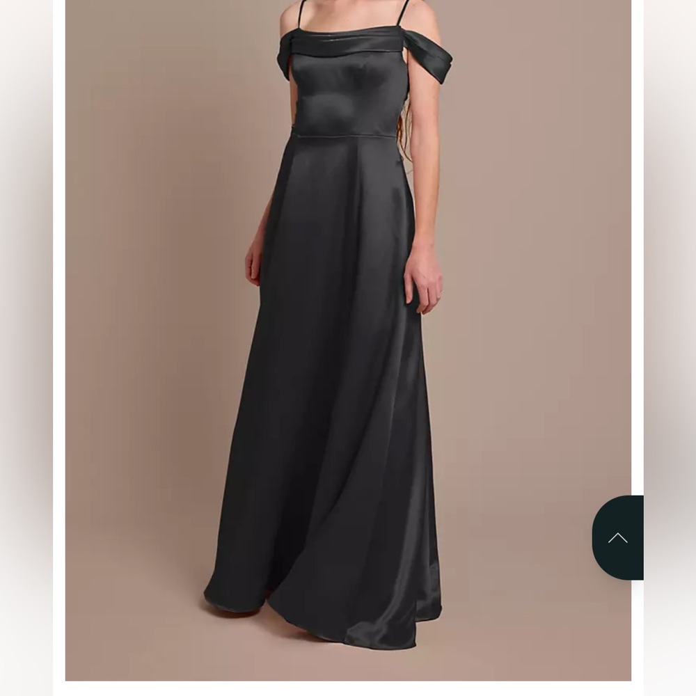 Black David’s Bridal Bridesmaid Dress